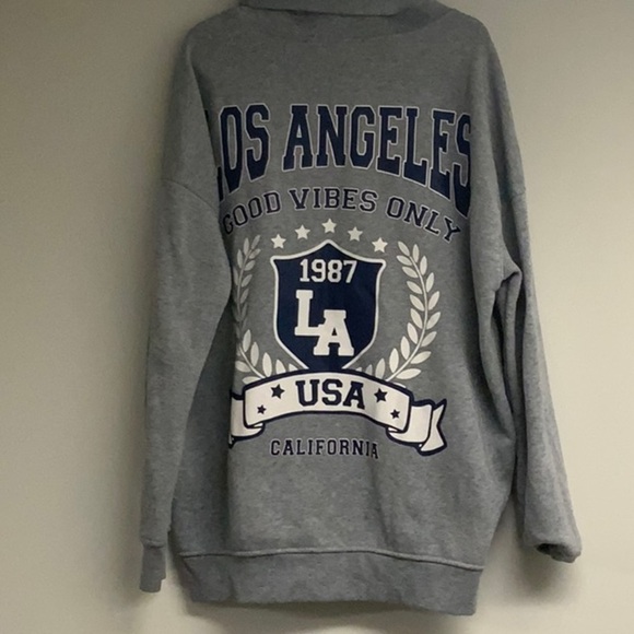 Gray Zip-Up Hoodie - Picture 2 of 5